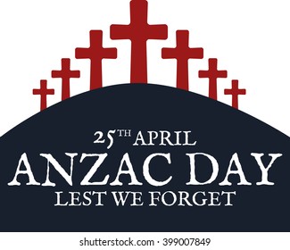 Anzac day.  Day card in vector format.