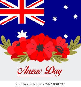 Anzac Day Illustration vector background. Vector eps 10