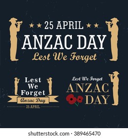 Anzac Day labels