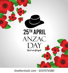 anzac day lest we forget greeting card celebration memorial