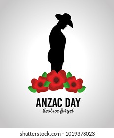 anzac day lest we forget patriotism national celebration card