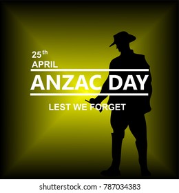 Anzac Day, Lest We Forget