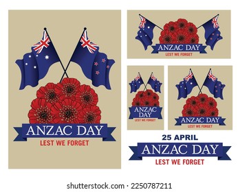 ANZAC lest we forget poppies and memorial day