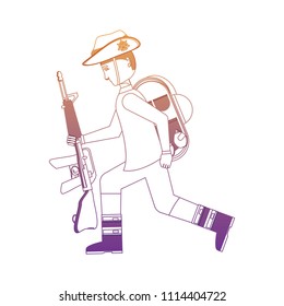 Anzac soldier icon