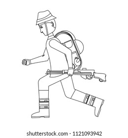 Anzac soldier icon