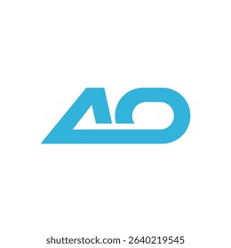 ao abstract logo modern style