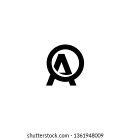 ao letter logo vector