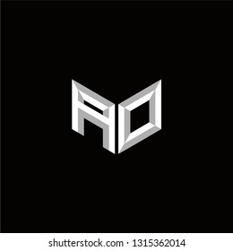 AO Logo Letter initial Designs Templete
