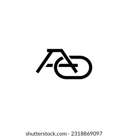 AO Monogram Logo Design Idea