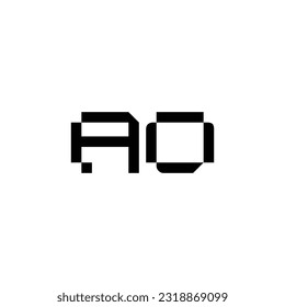 AO Monogram Logo Design Idea