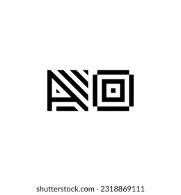 AO Monogram Logo Design Idea