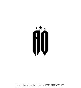 AO Monogram Logo Design Idea