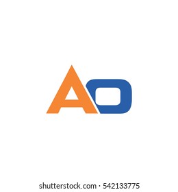 ao o logo vector