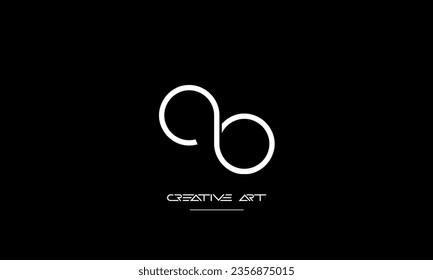 AO, OA, A, O abstract letters logo monogram