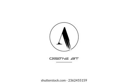 AO, OA, A, O abstract letters logo monogram