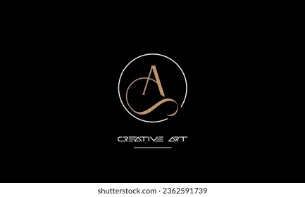 AO, OA, A, O abstract letters logo monogram