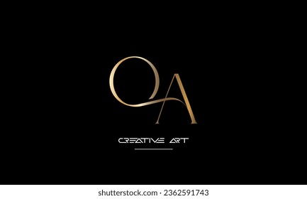 AO, OA, A, O abstract letters logo monogram