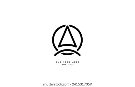 AO, OA, A, O, Abstract Letters Logo Monogram