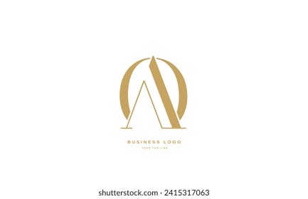 AO, OA, A, O, Abstract Letters Logo Monogram