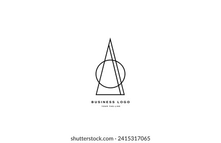 AO, OA, A, O, Abstract Letters Logo Monogram