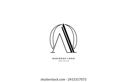 AO, OA, A, O, Abstract Letters Logo Monogram