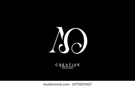 AO, OA, A, O, Abstract Letters Logo Monogram