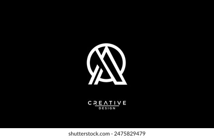 AO, OA, A, O, Abstract Letters Logo Monogram