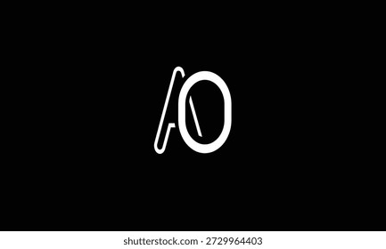AO, OA ABSTRACT LETTER LOGO MONOGRAM