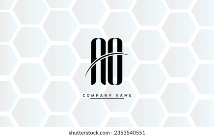 AO, OA Abstract Letters Logo Monogram