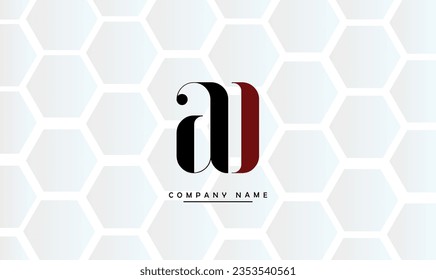 AO, OA Abstract Letters Logo Monogram