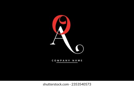 AO, OA Abstract Letters Logo Monogram