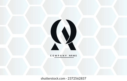 AO, OA Abstract Letters Logo Monogram