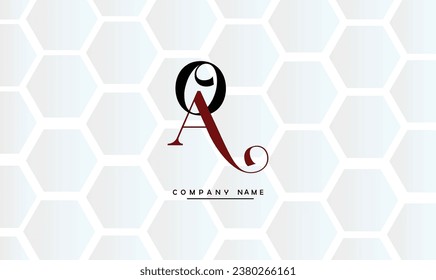 AO, OA Abstract Letters Logo Monogram