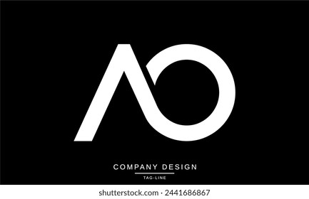 AO, OA Abstract Letters Logo Monogram Design Icon