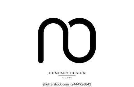 AO, OA Abstract Letters Logo Monogram Design Icon Font