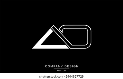 AO, OA Abstract Letters Logo Monogram Design Icon