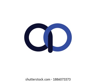 AO OA LETTER LOGO DESIGN