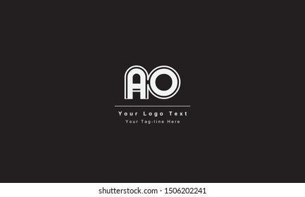 AO or OA letter logo. Unique attractive creative modern initial AO OA A O initial based letter icon logo