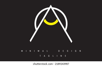 AO or OA Minimal Logo Design