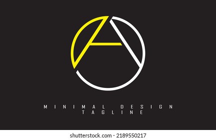 AO or OA Minimal Logo Design