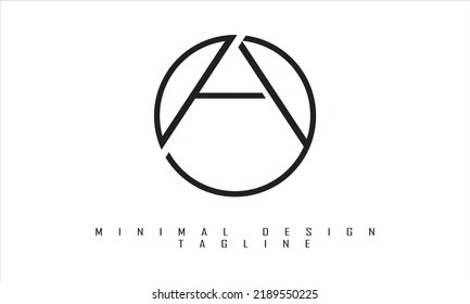 AO or OA Minimal Logo Design