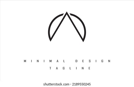 AO or OA Minimal Logo Design