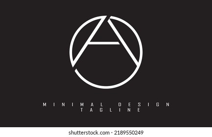 AO or OA Minimal Logo Design