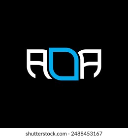 AOA Logo Design, AOA einfaches und modernes Logo. AOA luxuriöses Alphabet-Design  