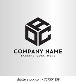 AOC Letter logo template