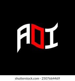 AOI logo design, AOI simple and modern logo. AOI luxurious alphabet design  

