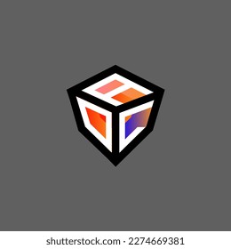 Diseño creativo del logo de la carta AOL con gráfico vectorial, AOL simple y moderno logo.