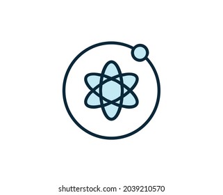 Aom line icon. High quality outline symbol for web design or mobile app. Thin line sign for design logo. Color outline pictogram on white background