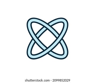 Icono de línea de color. Símbolo de esquema de alta calidad para diseño web o aplicación móvil. Firma de línea delgada para el logotipo de diseño. Pictograma de contorno de color sobre fondo blanco