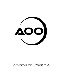 AOO Letter Logo Design, Inspiration for a Unique Identity. Modern Elegance and Creative Design. Watermark Your Success with the Striking this Logo.